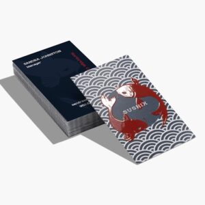 Embossed Gloss Business Cards