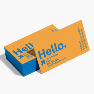 Painted Edge Business Cards